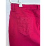 Gloria Vanderbilt  Amanda Fuchsia Crop Jeans 16 Photo 9