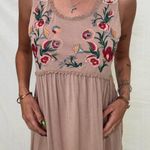 JODIFL Floral Embroidered Blush Pink Dress Photo 2