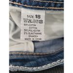 Liuces Jeans Womens Size 18 Slim Fit Rhinestones Embellish Rise Western Cowgirl Blue Photo 12