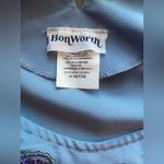 Bon Worth Sleeveless Blouse embroidery around the neckline, floral pattern. PM Photo 4