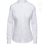 Callidae White Button Down Horseback Riding Show Shirt Photo 0