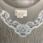 Victoria's Secret Victoria’s Secret Gold Label Green Lace Embroidered Crinkle Light Maxi Gown M Photo 10