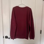 The Flintstones Womens Graphic Sweatshirt Long Sleeve Burgundy‎ Size 1X NWT Red Photo 6