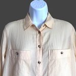 Club Monaco EUC -  Chemise Long Sleeve Marnee Shirt in Banana Size - Small Photo 5