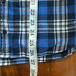 J.Crew Women’s  boy shirt blue red white button up plaid cotton flannel size 2 Photo 11