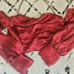 Michael Costello Michael‎ Costello x REVOLVE Sybil Crop Top and Skirt Set Red XS/S Flaws Photo 7