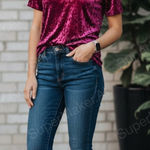 Z Supply Womens Burgundy/Maroon/Deep Red Top by  Size Medium Photo 0