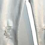 Madewell 9’’ High Rise Skinny Crop Frayed Distressed Jeans in White Size 31 Photo 8