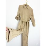 Banana Republic  Poplin Jumpsuit Size Small Utility Tan Flightsuit Oversized Chic Photo 11