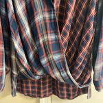 Abercrombie & Fitch double layered flannel plaid surplus blouse Medium Photo 3