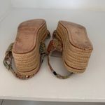 Alice + Olivia  Anastasia Sequin Embroidered Jute Platform Sandal - Size 38 / 7.5 Photo 6