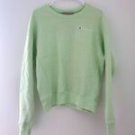 Champion  Reverse Weave Light Green Sweatshirt Photo 0