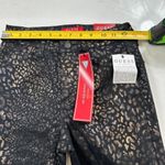 Guess NWT Jeans Womens 26x28 Black Metallic Leopard Rinse Katrina Mid Rise Denim Photo 3