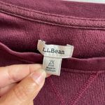 L.L.Bean ‎ Women's 2X Plus Maroon Long Sleeve Thermal Waffle Knit Top Shirt Photo 2