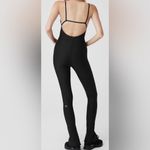 Alo Yoga NEW  Airlift Disco Daze Bodysuit Black One Piece jumpsuit  XXS Gym Dance Photo 1