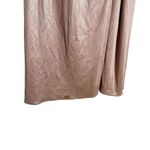 Adrianna Papell Pink Metallic Slit Evening Gown Photo 4