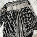 Lucky Brand Black and Cream Adorable  Top size small Photo 2