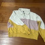 Universal Threads Colorblock Quarter-Zip Sweatshirt Photo 1