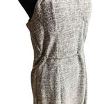 Madden NYC poly/cotten blend fit n’ flair dress with bustier top chain belt Sz L Black Size L Photo 0