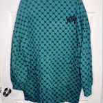 YITTY  Oversized Hoodie Sweatshirt/dress - Green/black - Size XXL/1X Photo 0
