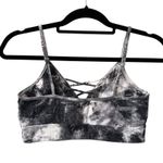 SO  Tie Dye Bralette Top in Gray and White Size M Photo 1
