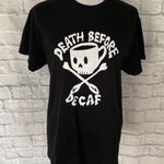 Gildan women M Crewneck short sleeve graphic print t-shirt black Photo 0