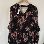 White House | Black Market White House Black Market Floral Chiffon Dress NWT Keyhole Neck Small Photo 6