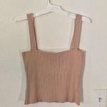 Pink Lily beige cropped tank top Photo 0