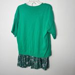 Vintage paisley sweater and skirt set size large Green Photo 2