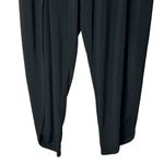 1. State  Black Split Leg Pull On‎ Pants Poly Spandex Pants Large Asymmetrical Hem Photo 3