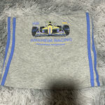 Aeropostale grey and blue striped  racing top! Photo 0