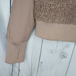 UpWest Women’s Utility Sherpa Bomber Jacket Pink Size M Photo 2