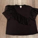 Cinq à Sept Cinq a sept ruffle lace Tee black Photo 1