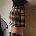 Plaid Mini Skirt Multiple Photo 1