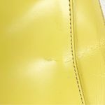 wilson's leather WILSON LEATHER Yellow Genuine Leather Double Straps Zip Closure Shoulder Bag Photo 4