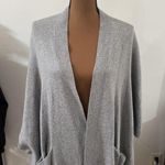 Aritzia Golden by TNA Roohan grey alpaca wool blend sweater poncho size XXS / XS Gray Photo 4