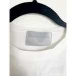 Modern Citizen Jude Cropped Wrap Top Size Small White Crepe Minimalist Chic Photo 5