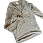 Athleta  Women’s Uptempo Ribbed Henley Long Sleeve. Green. Size Large. Photo 4