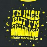 ALANIS MORISSETTE concert tank size small black yellow Photo 3