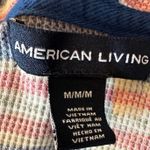 American Living  Aztec Striped Pullover Hoodie Lightweight‎ Womens Size Medium Photo 2