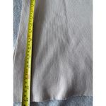 ZESICA One Shoulder Bodycon Dress Women's Medium Ribbed Beige‎ White NWOT Tan Photo 4