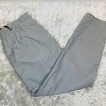 Madeline & Monroe Windowpane Check Print Cream Black Drawstring Sz Large Photo 0