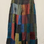 Kathmandu Imports Multicolor Patchwork Bohemian Skirt by Kathmandu One Size Fits S-XL Photo 0
