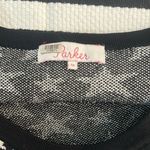 Parker Black and Silver Star Crewneck Long Sleeve Sweater Size Medium Photo 10