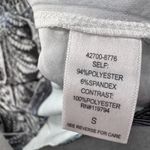 One World Beaded V-Neck Mini Dress Women's Small Black Gray Flutter Sleeve Y2k Photo 8