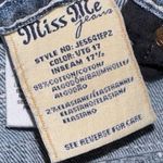 Miss Me  easy capri crop cropped blue jeans denim Photo 6