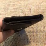 Coach  Black Calfskin & Black Grey Signature Logo Trifold Wallet Photo 12