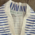 Brooke Wright Blue‎ Ticking top size medium Blue Photo 3