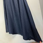 ZARA NWT  Denim Asymmetrical Midi Dress Sz Small Belted Grunge Chic Photo 15