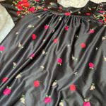 Anthony Richards Nightgown Womens 1X Black Red Floral MuuMuu House Gown Caftan Photo 8